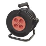 Enrouleur 25m, 4 prises 16A/220V